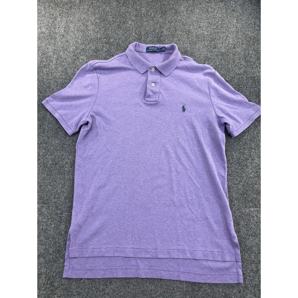 Polo Ralph Lauren Men's Purple Golf Polo Shirt Solid Size M Pre-Owned
